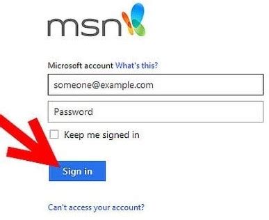 log in to msn mail.